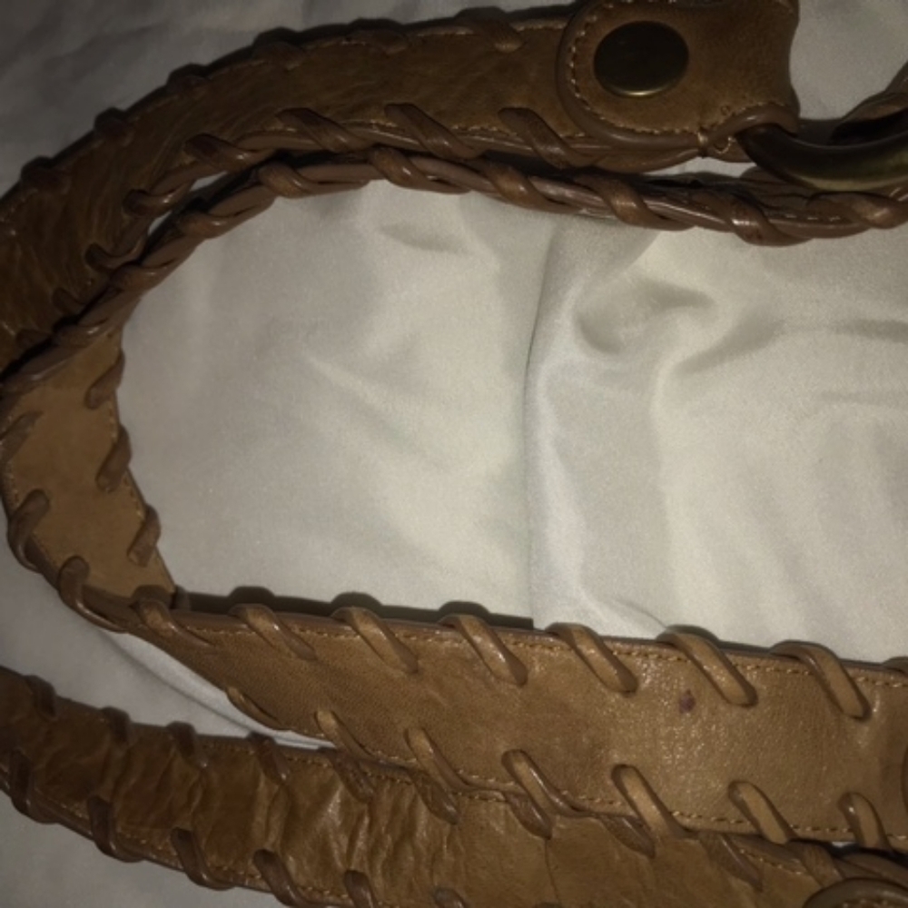 Kooba Brown Leather Bag with Gold Details - Picture 4 of 10